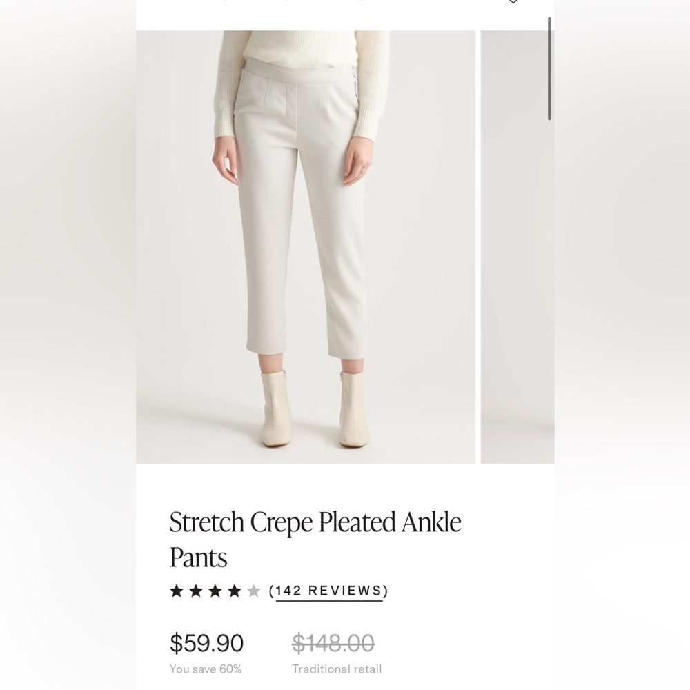 Quince ankle pant